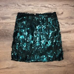 Francesca’s sequined mini skirt NWOT